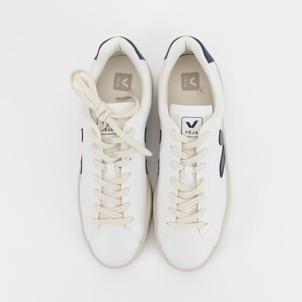 VEJA Men Urca Lace Up Coated Cotton Sneakers White Size 11 US/ 44 EU - Picture 6 of 8